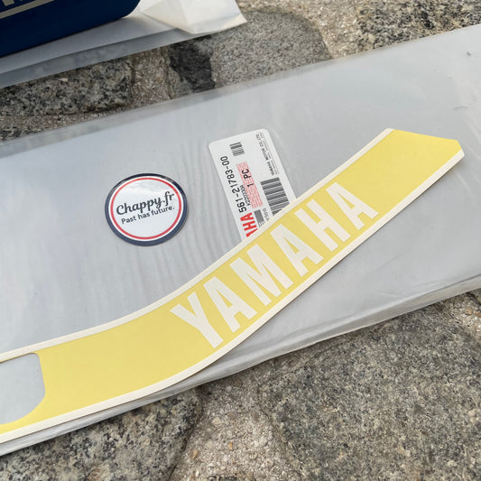 Chappy Yamaha battery cover sticker
