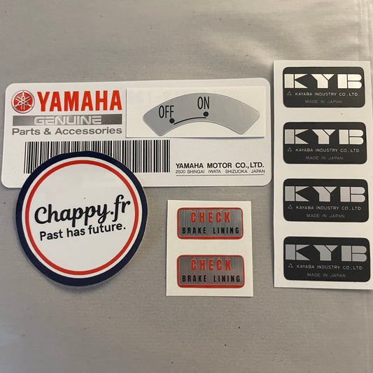 Chappy Yamaha-Aufkleber-Set