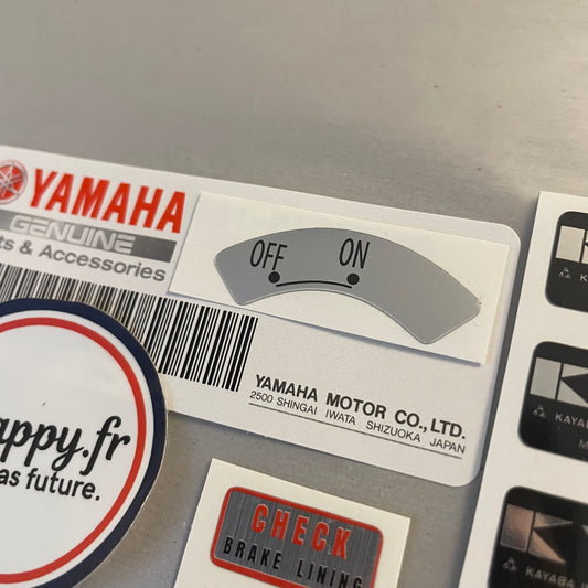 Chappy Yamaha-Aufkleber-Set