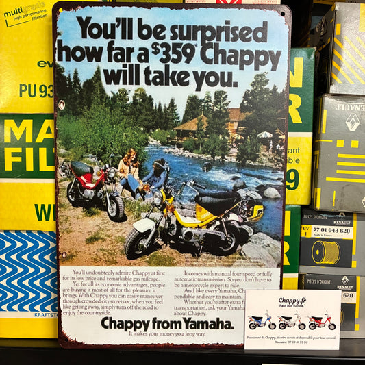 Plaque - Chappy Yamaha