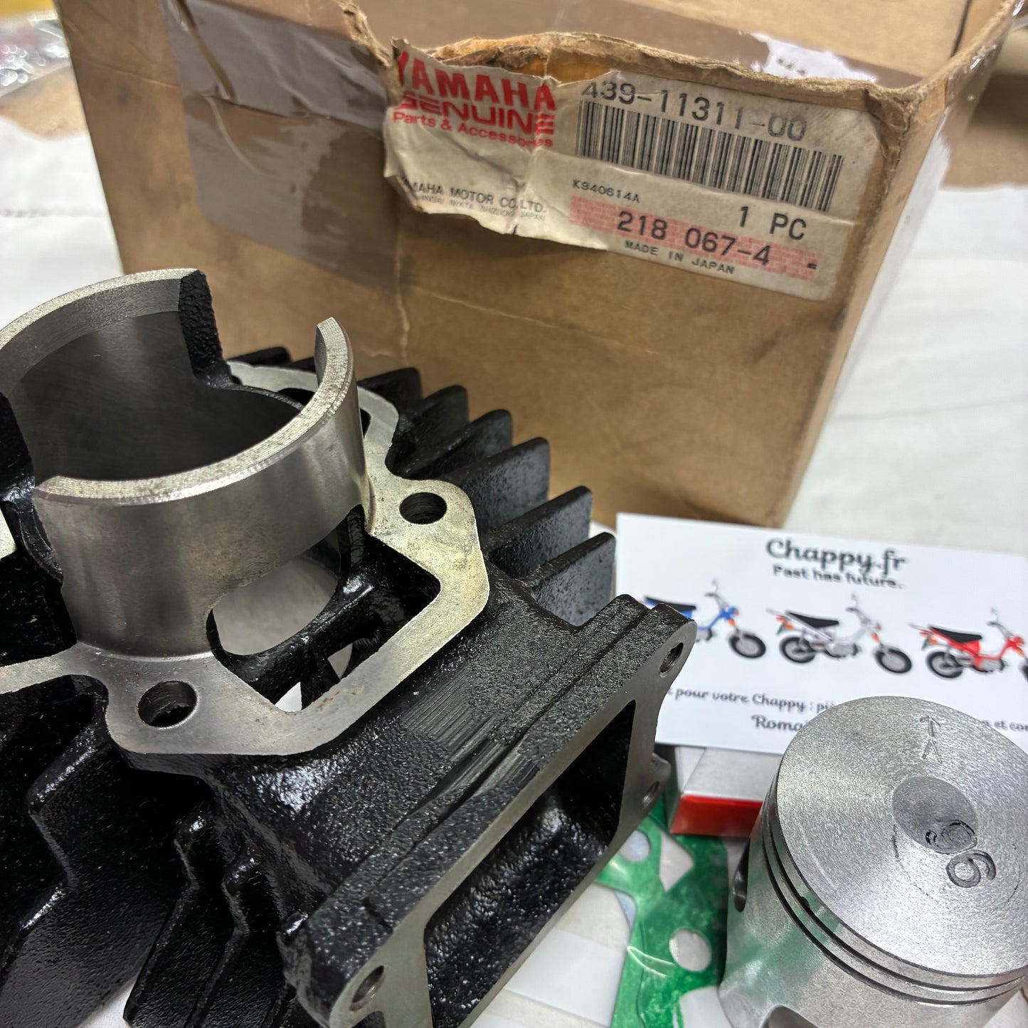Kit cylindre origine 49cc - Chappy Yamaha