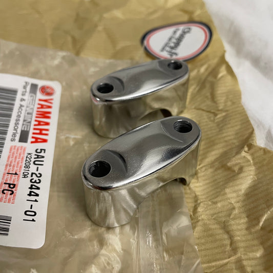 Pair of upper handlebar supports Chappy Yamaga