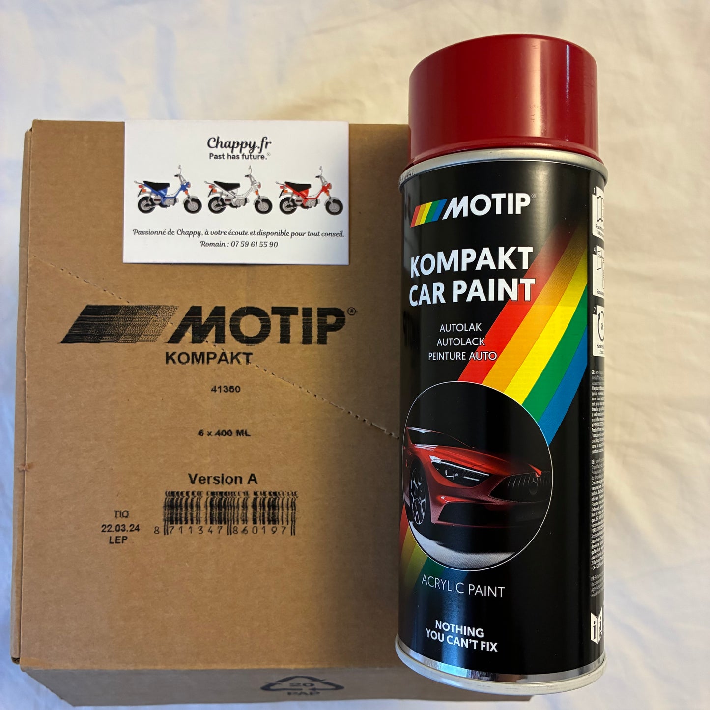 Motip - Peinture Red - Chappy Yamaha
