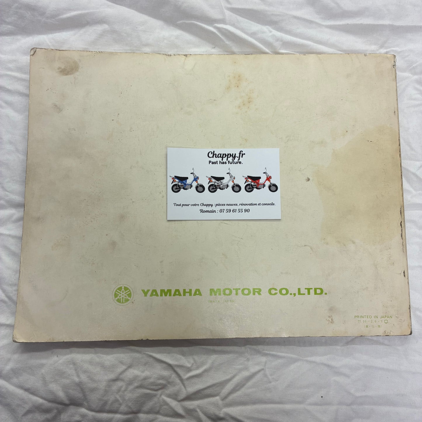 Manuel d’atelier - Chappy Yamaha