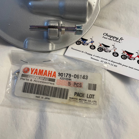 Chappy Yamaha front brake flange screw and nut