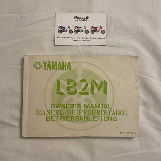 Original Chappy Yamaha Owner's (Maintenance) Manual