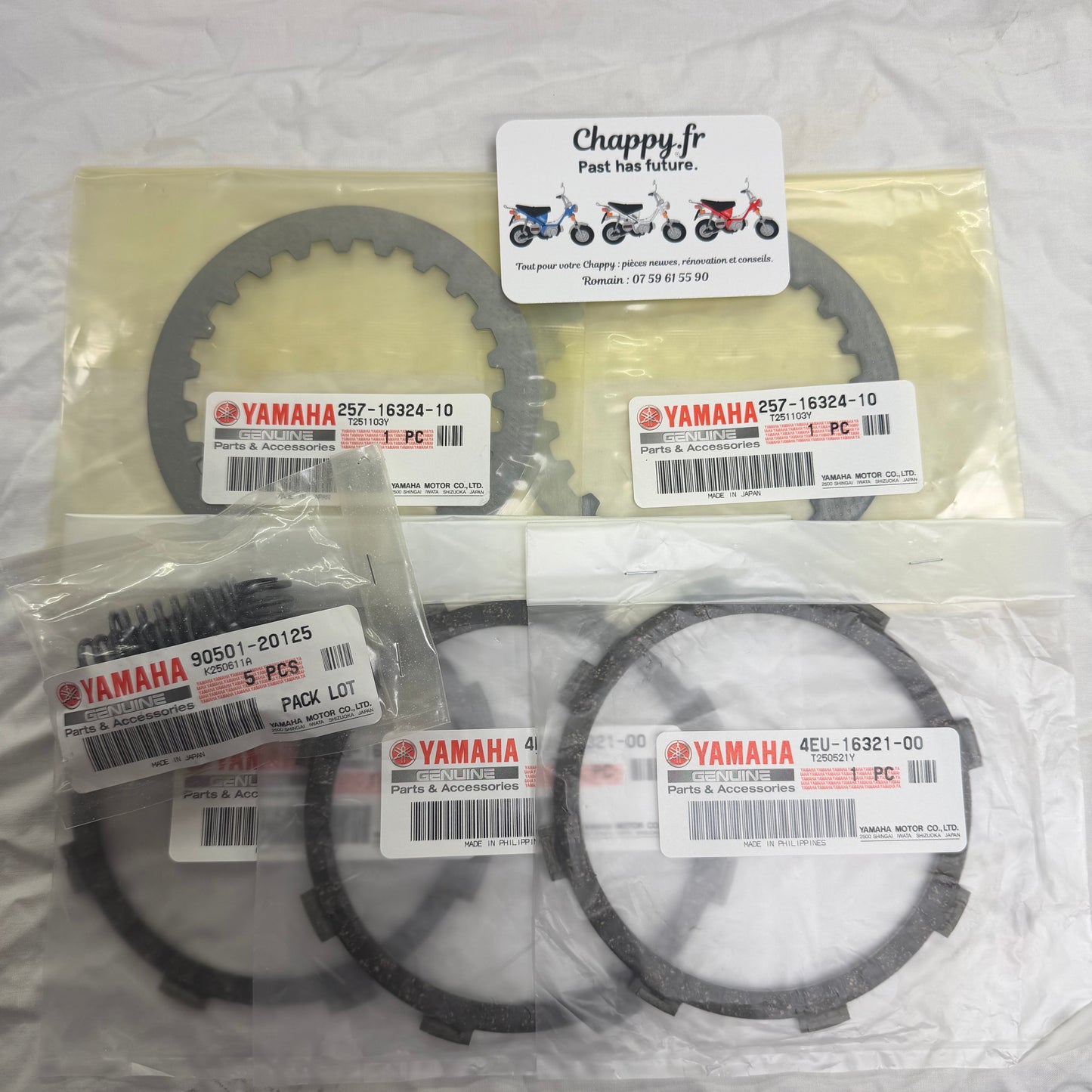 Kit disque et garniture embrayage - Chappy Yamaha