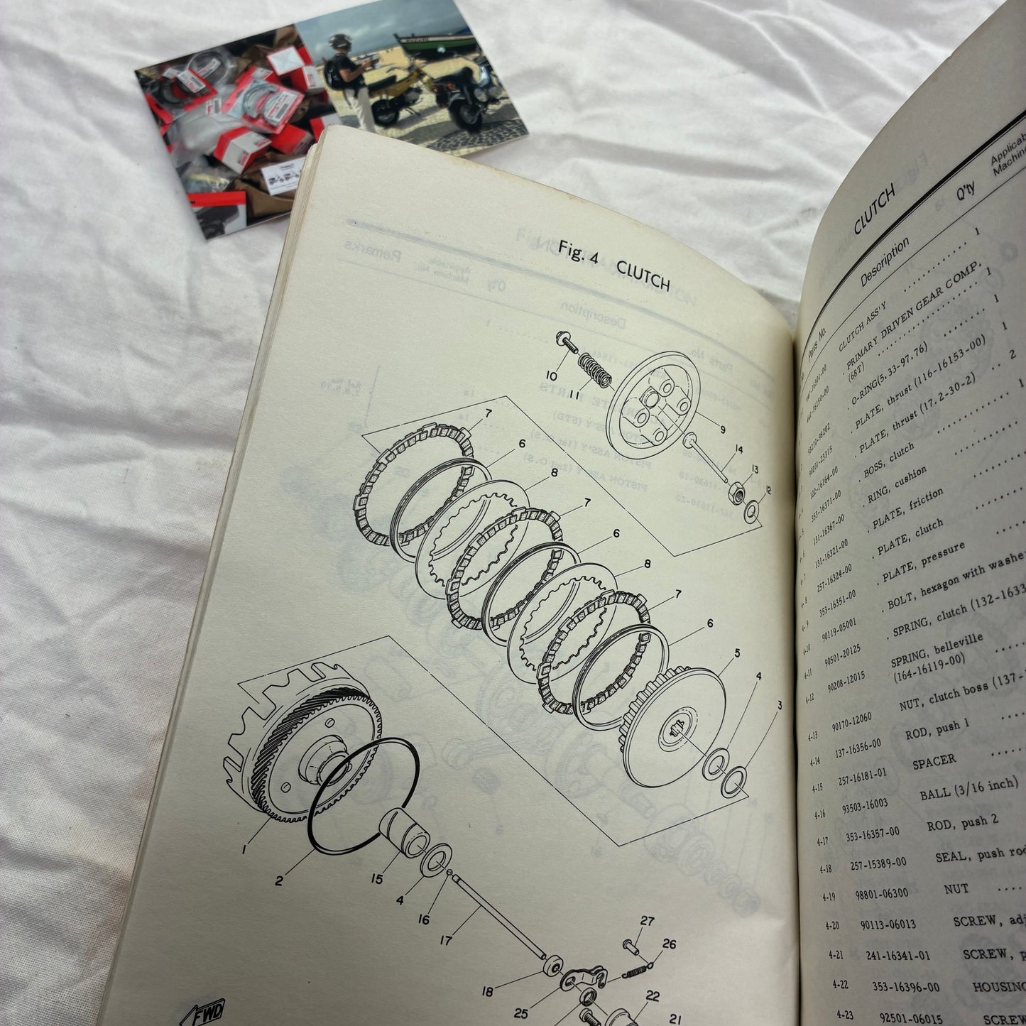 Parts List 511 - Chappy Yamaha