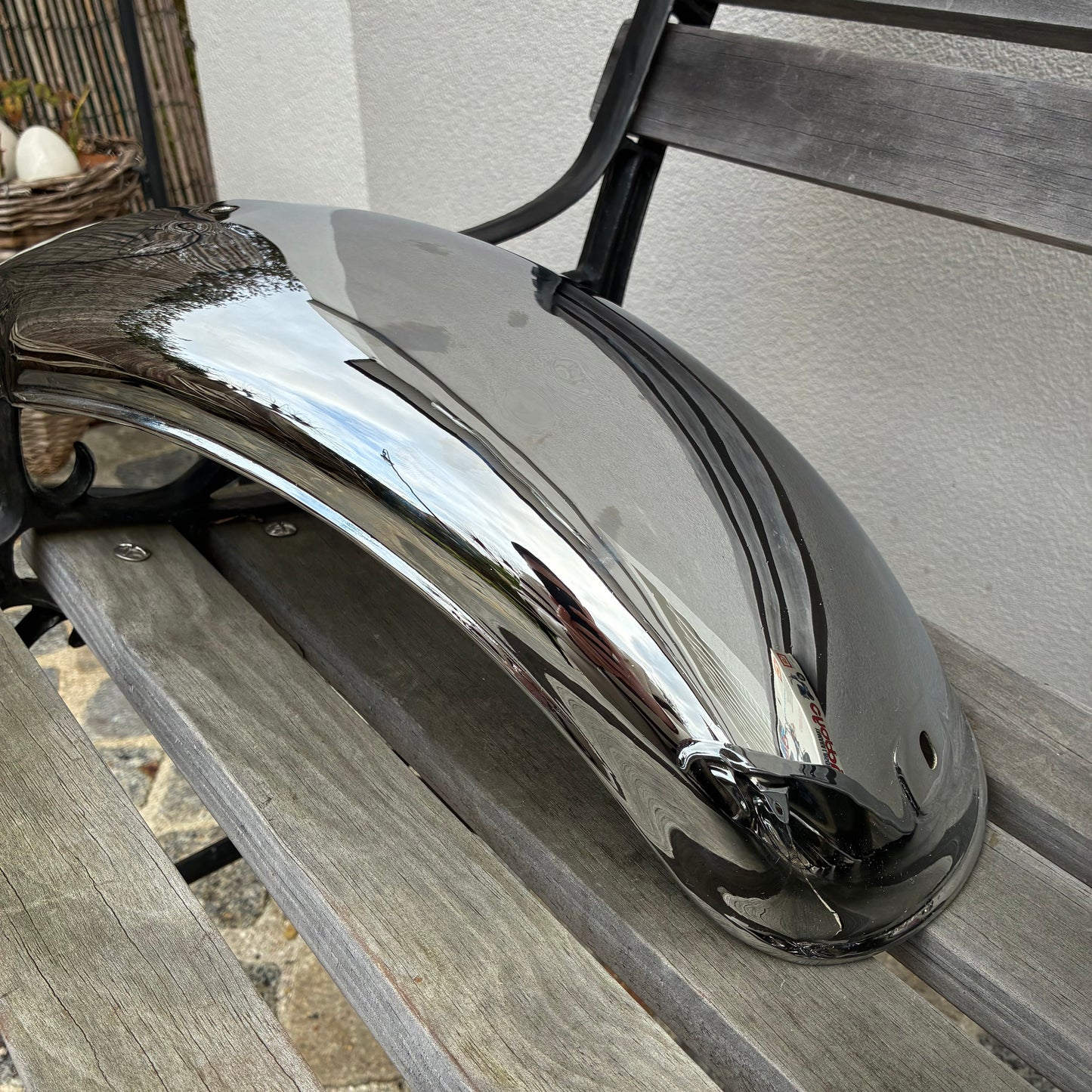 Garde boue chrome neuf - Chappy Yamaha