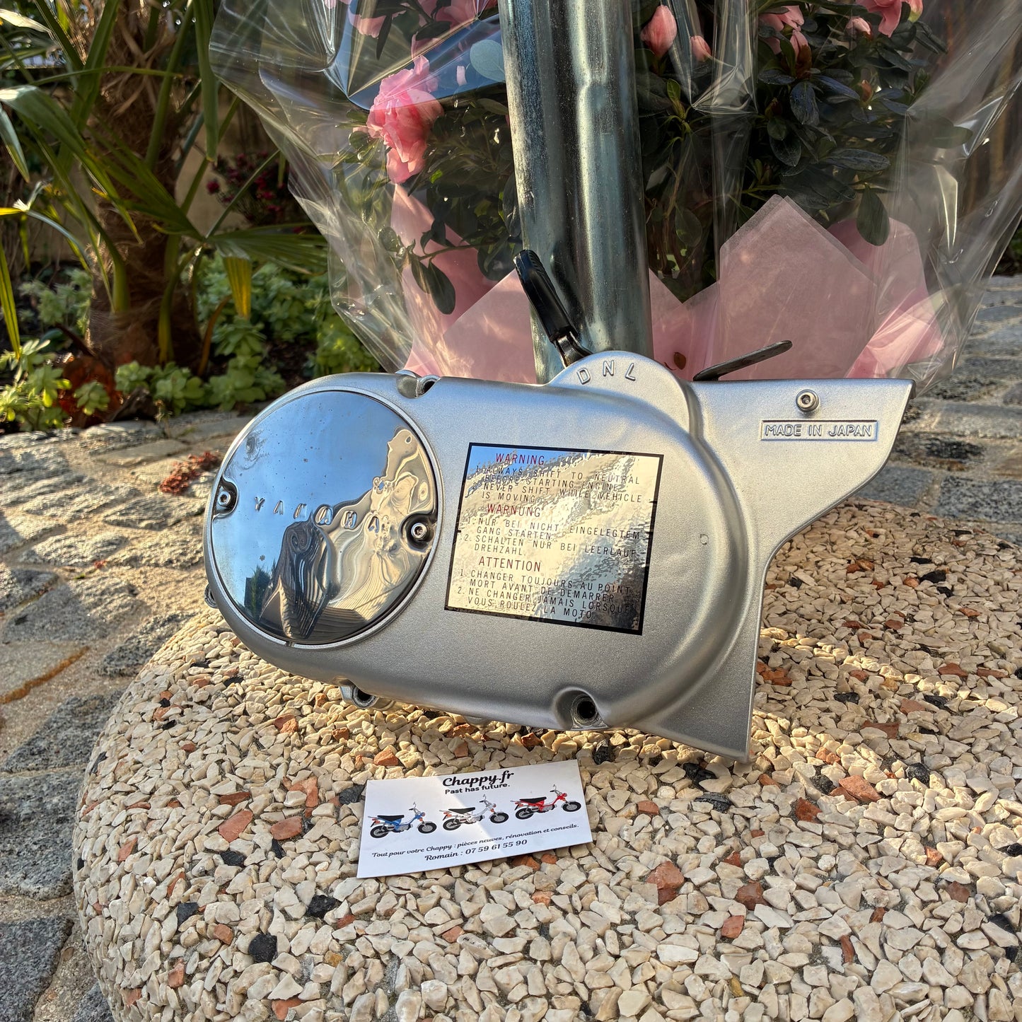 Chappy Yamaha Zünddeckelaufkleber