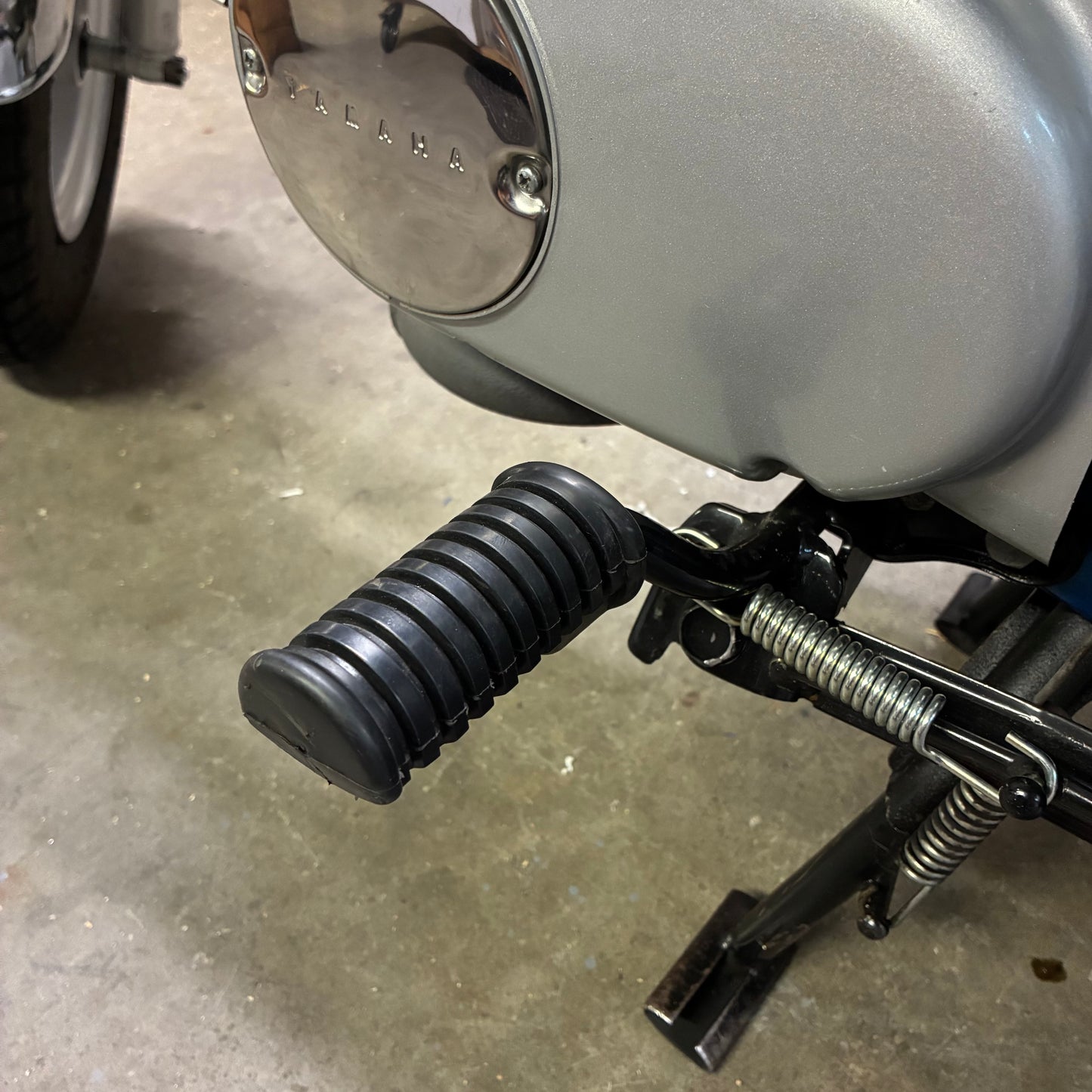 2 Chappy Yamaha Fußrastengummis