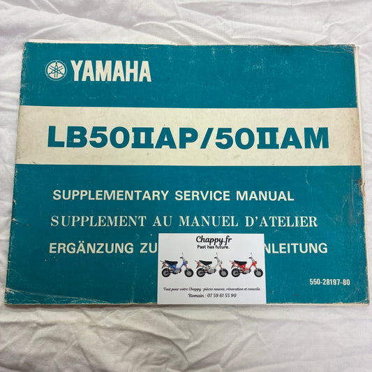 Supplément au manuel d’atelier - Chappy Yamaha