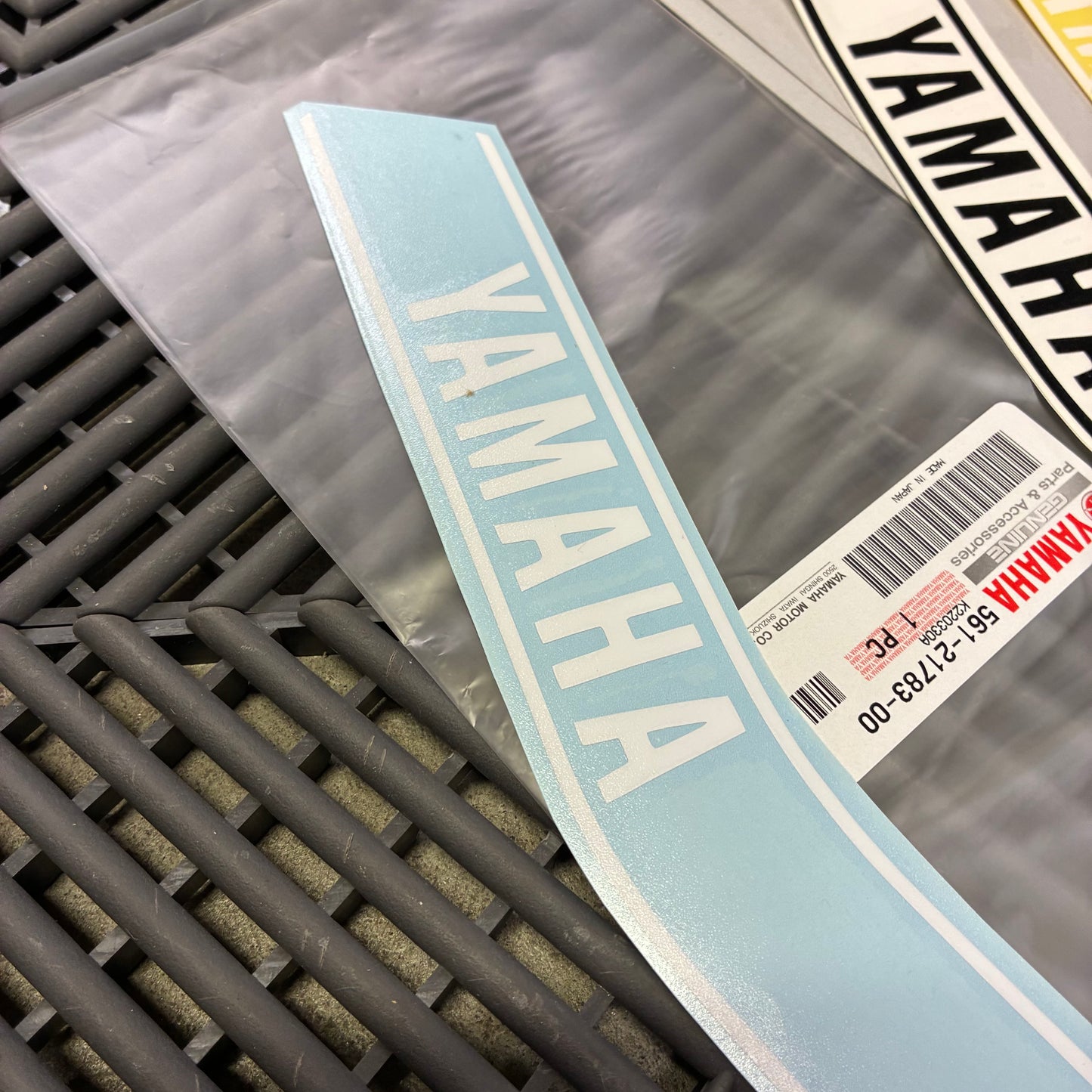Chappy Yamaha battery cover sticker