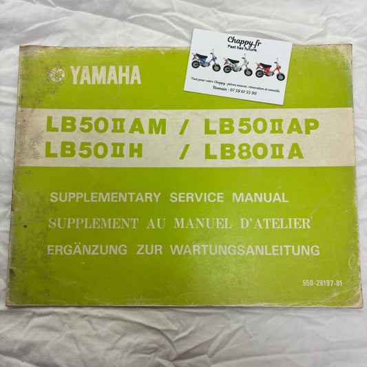Supplément manuel atelier - Chappy Yamaha