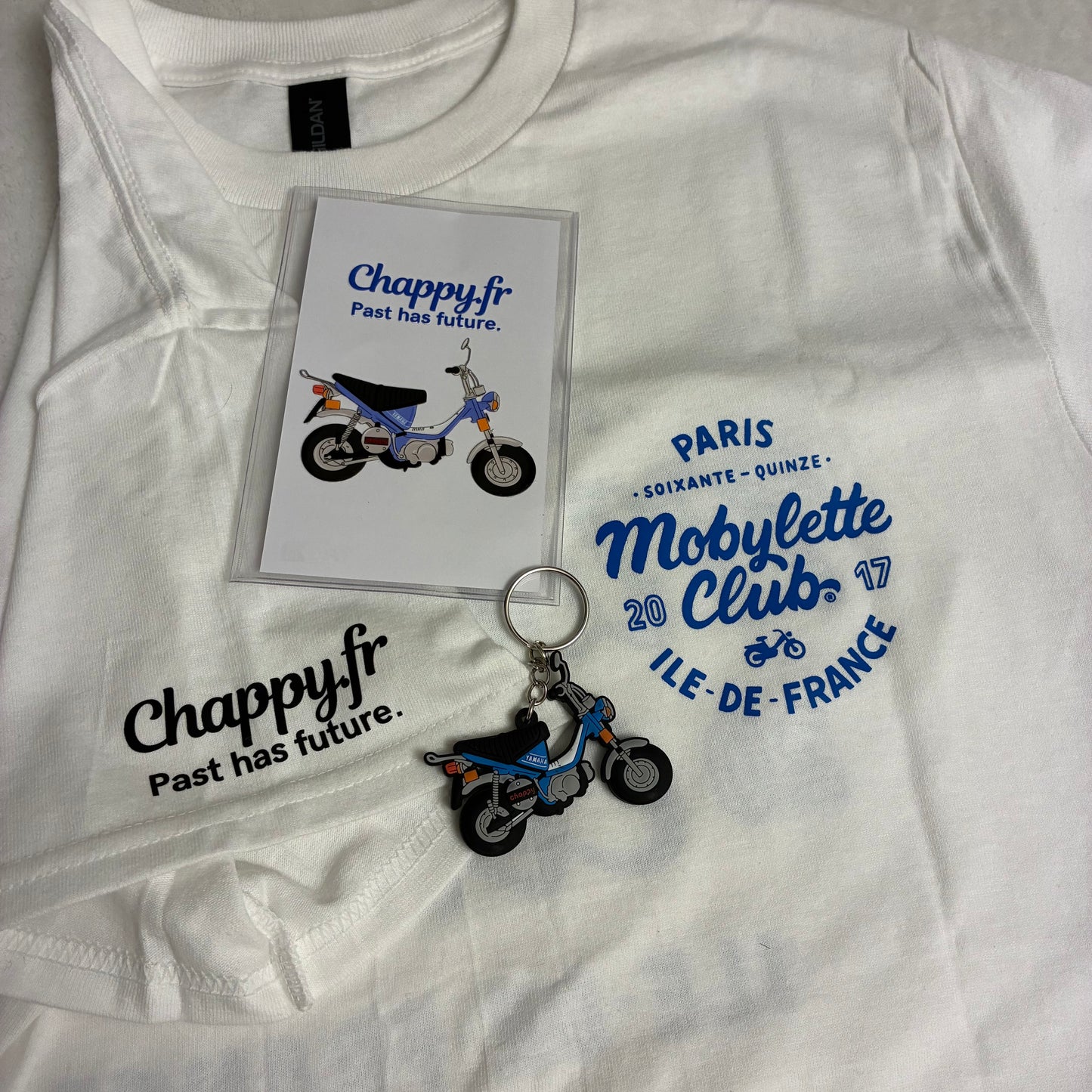 Nouveau T-shirt Mobylette Club & Chappy.fr 🇫🇷