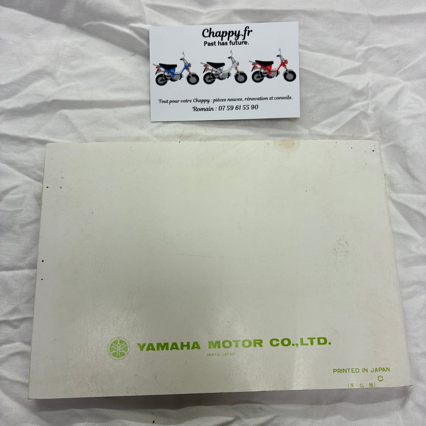 Manuel du propriétaire - Chappy Yamaha