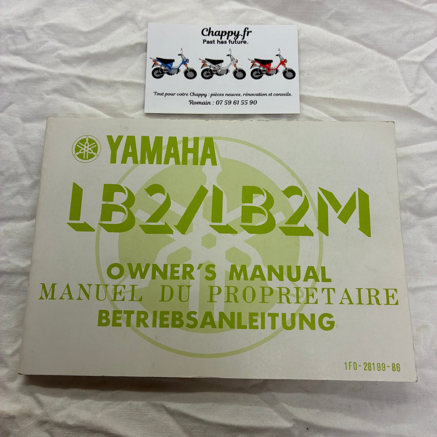 Manuel du propriétaire - Chappy Yamaha