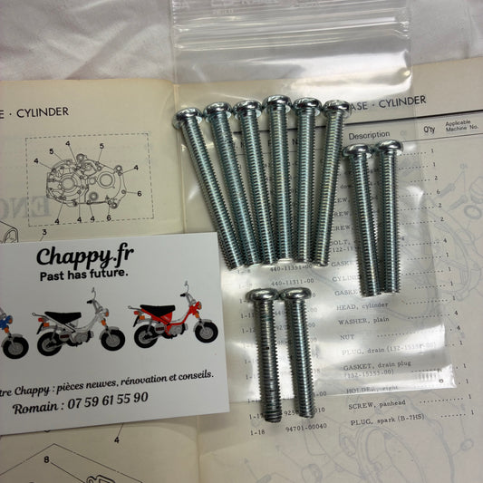 Kit visserie moteur - Chappy Yamaha