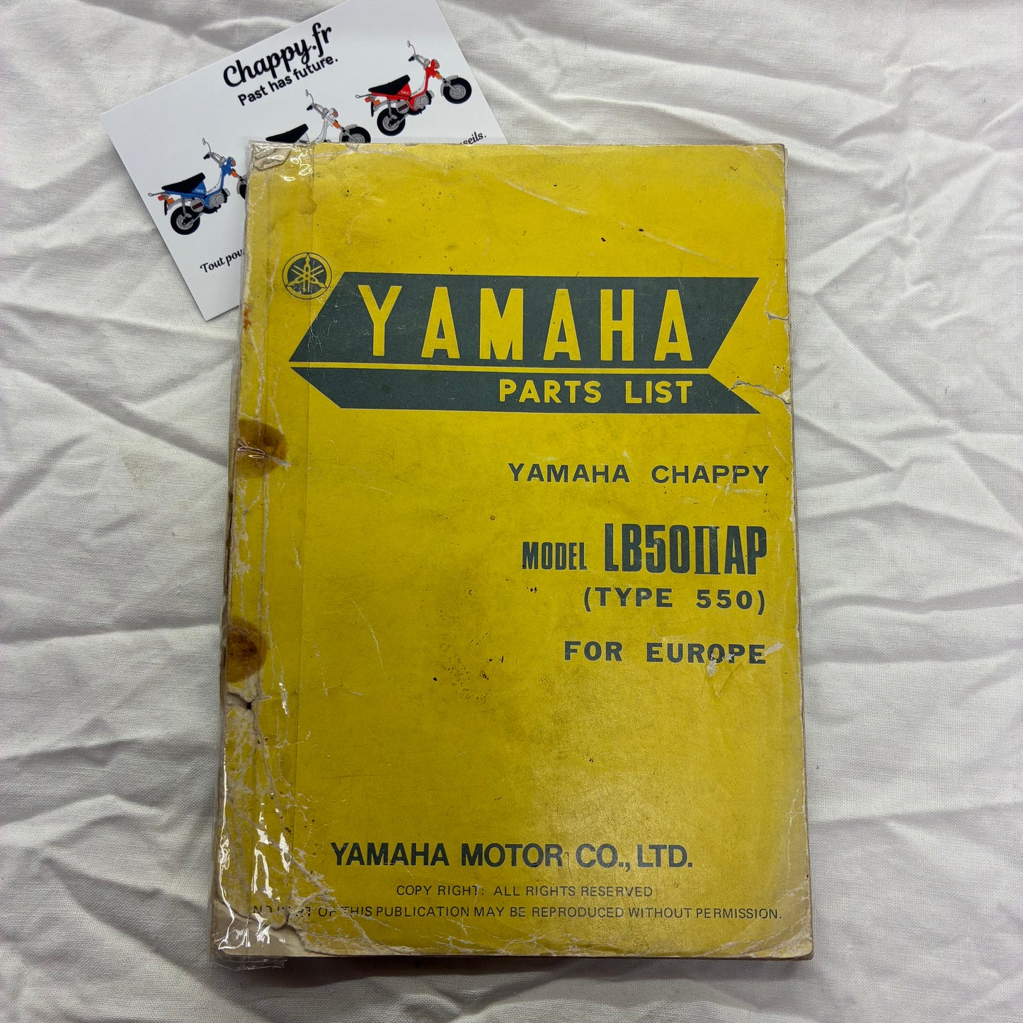 Parts List 550 - Chappy Yamaha