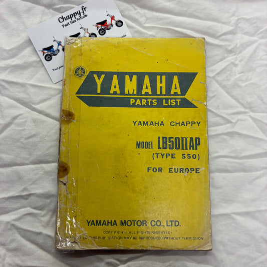 Parts List 550 - Chappy Yamaha