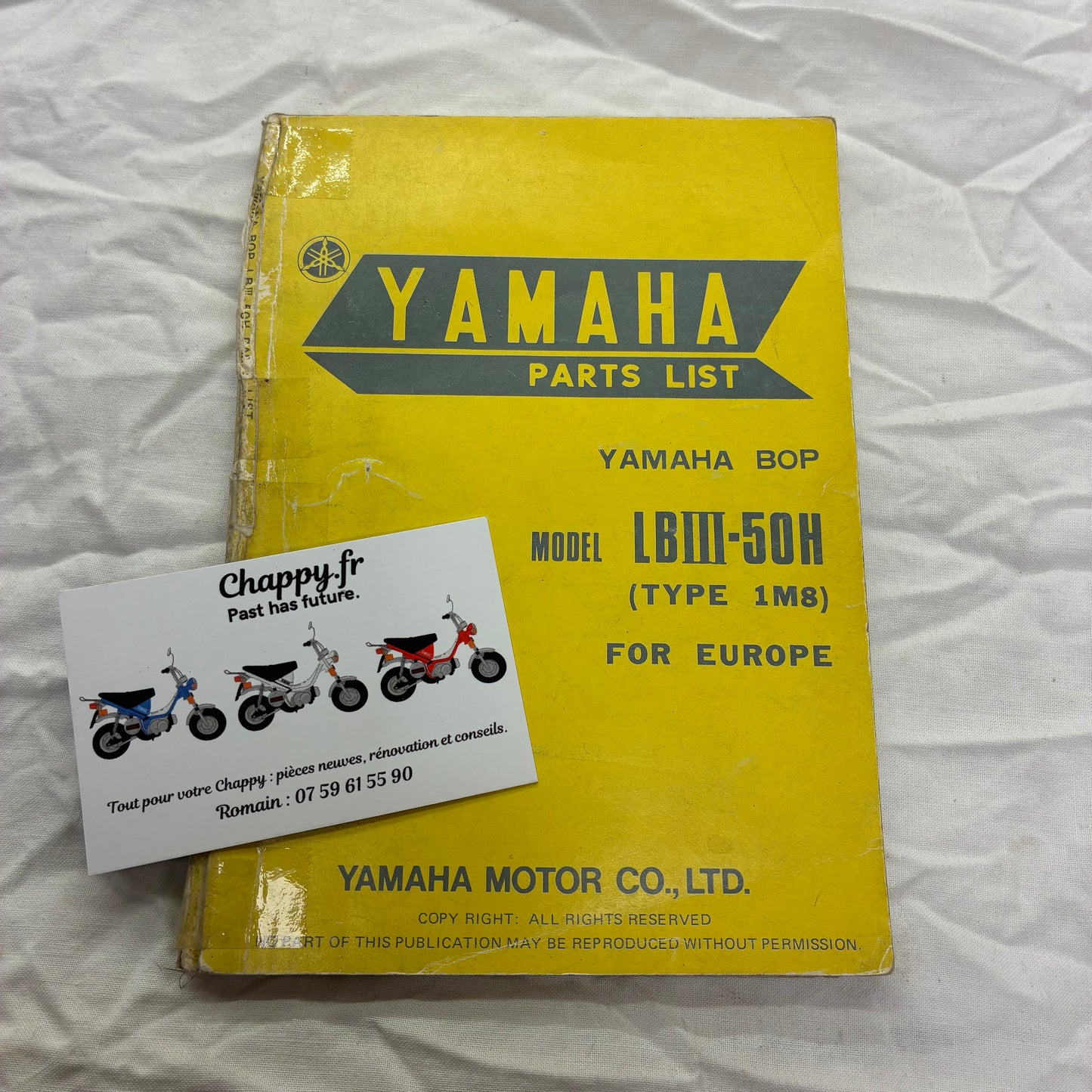 Parts List 1M8 - Bop Yamaha