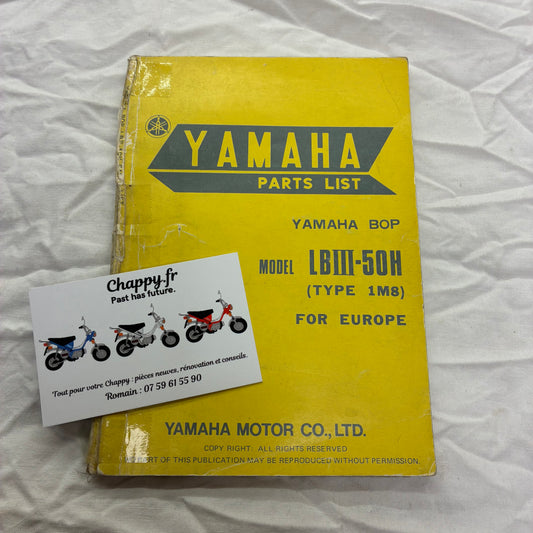 Parts List 1M8 - Bop Yamaha