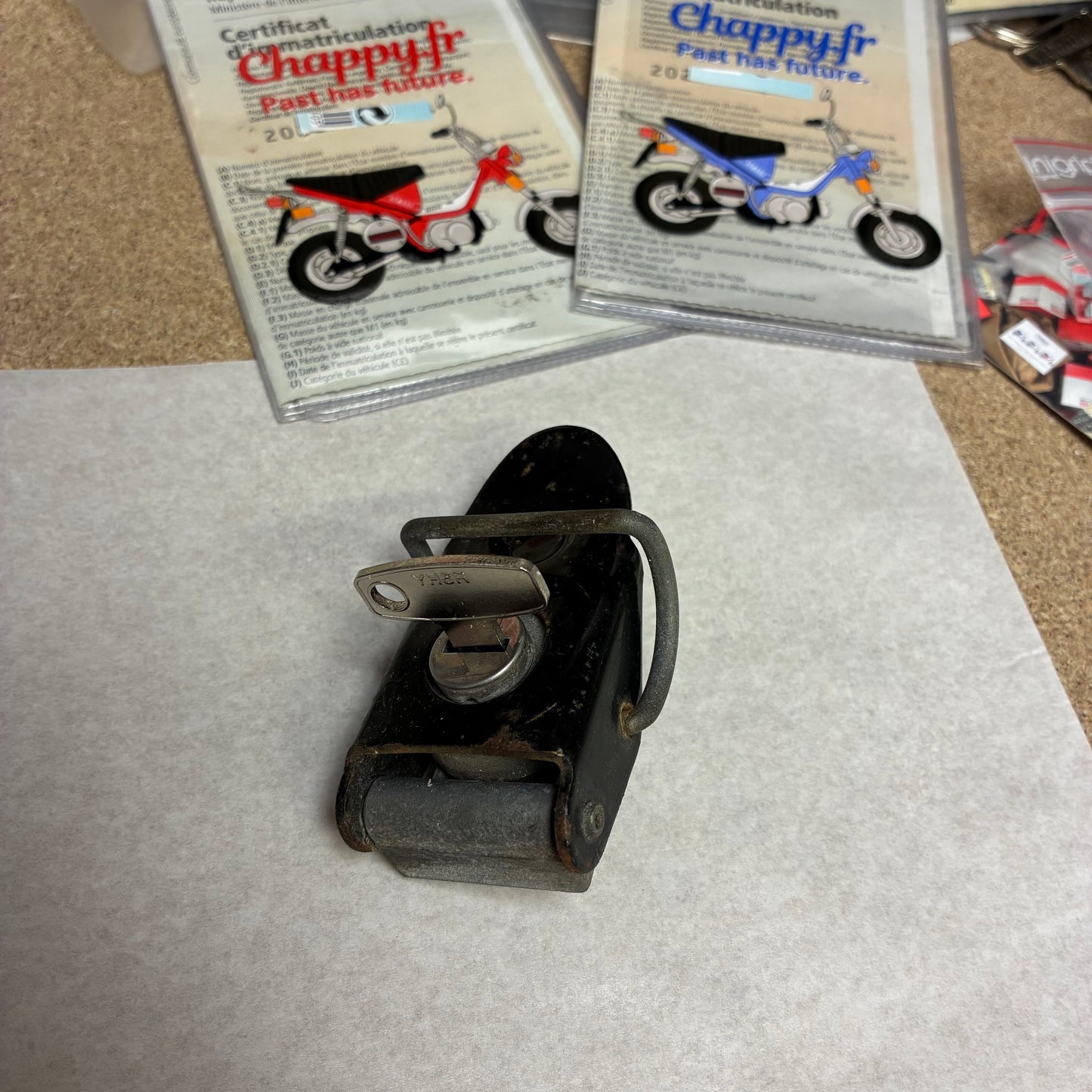 Serrure de selle d’occasion - Chappy Yamaha