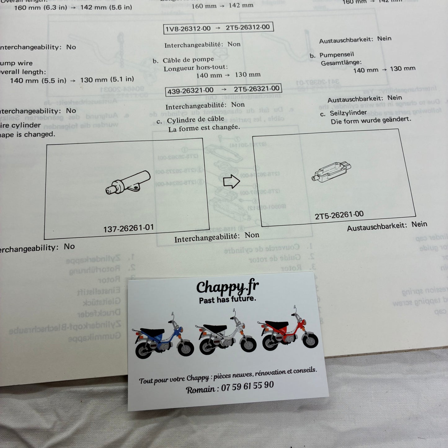 Présentation de modèle - Chappy Yamaha