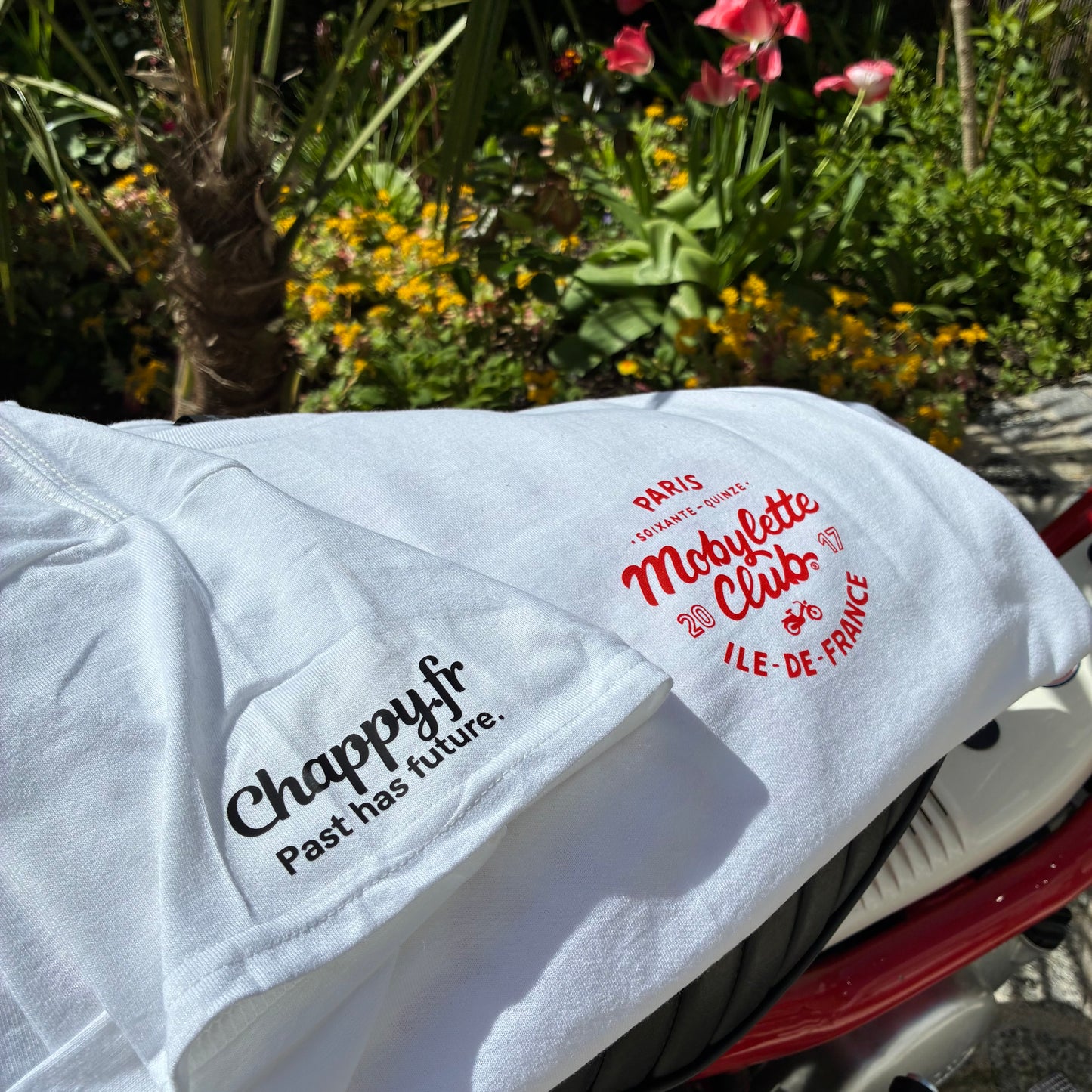 Nouveau T-shirt Mobylette Club & Chappy.fr 🇫🇷