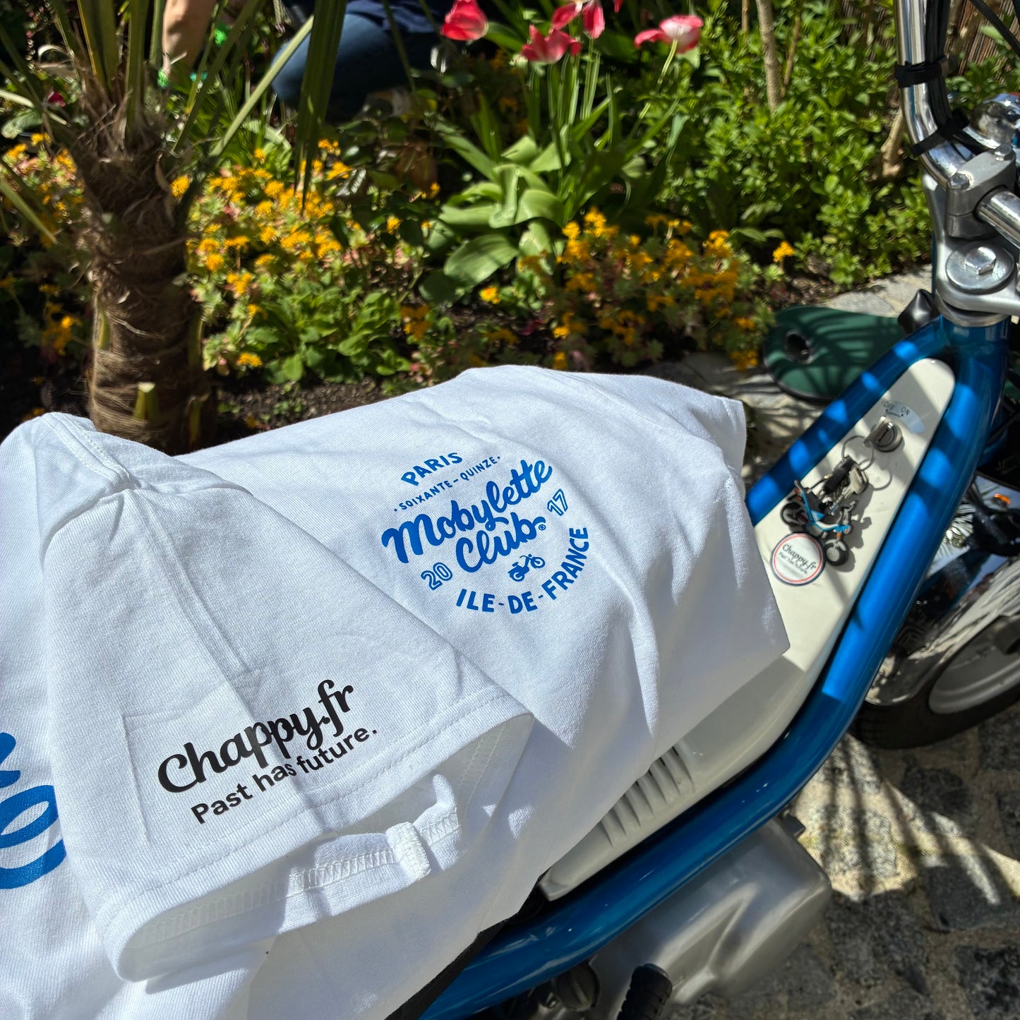 Nouveau T-shirt Mobylette Club & Chappy.fr 🇫🇷