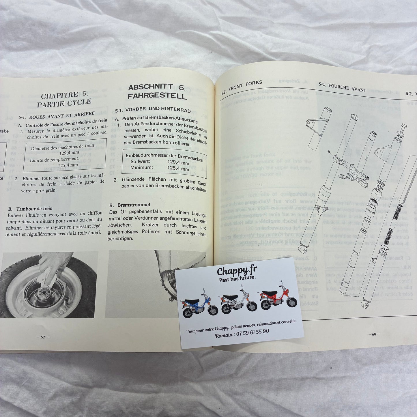 Manuel d’atelier - Chappy Yamaha