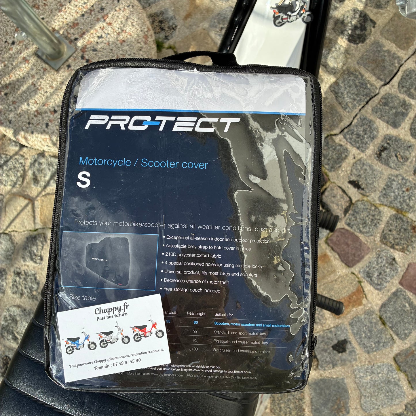 Bâche protection sur mesure - Chappy Yamaha