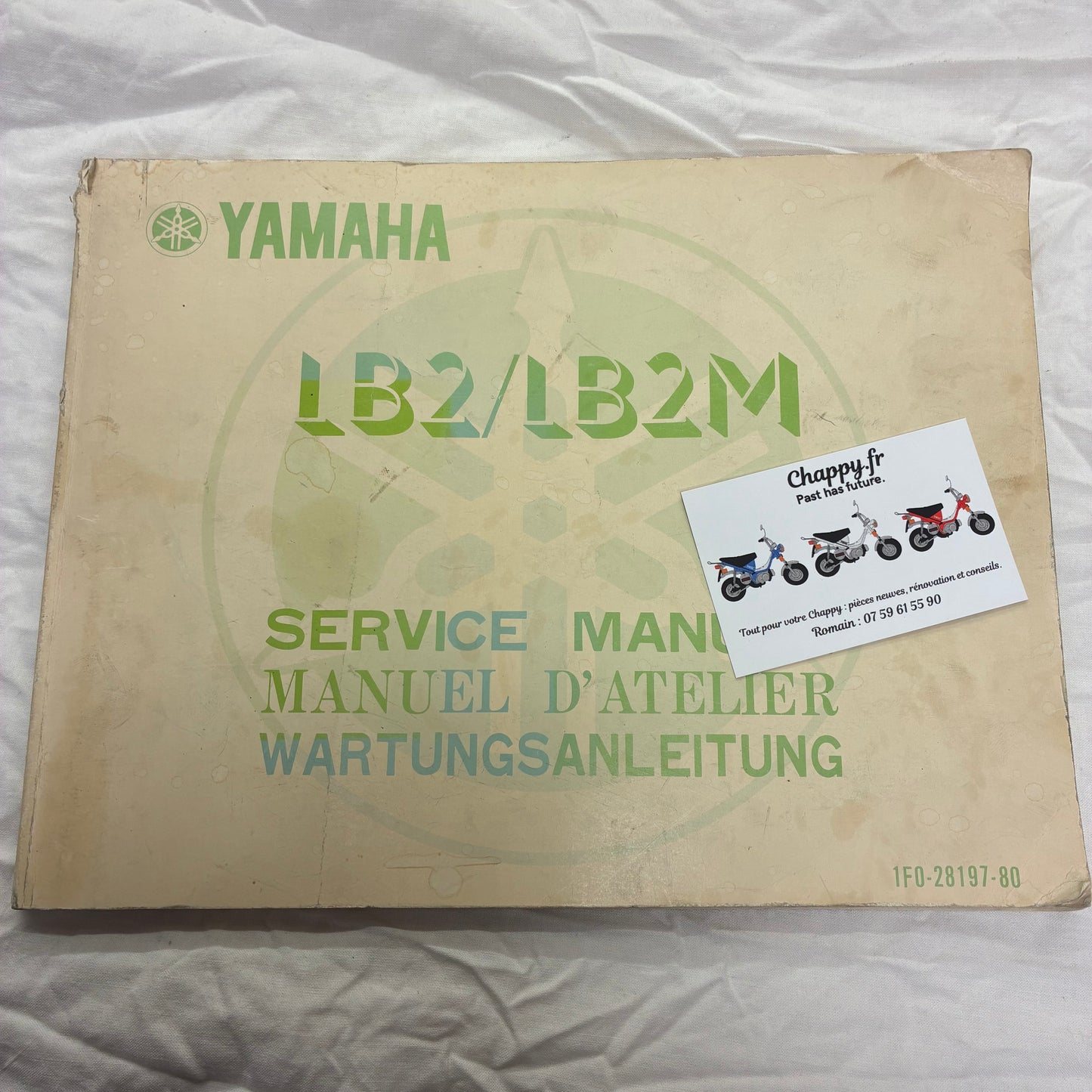 Manuel d’atelier - Chappy Yamaha