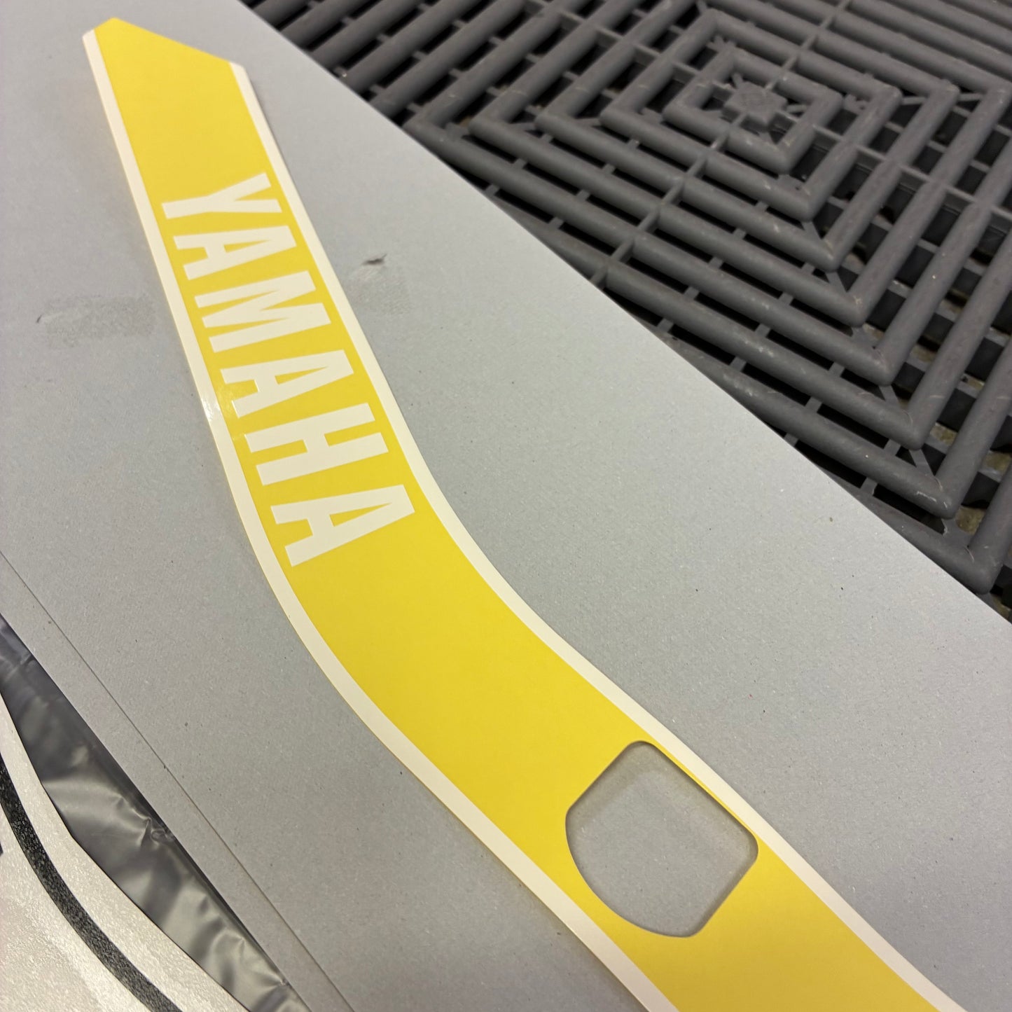 Chappy Yamaha battery cover sticker