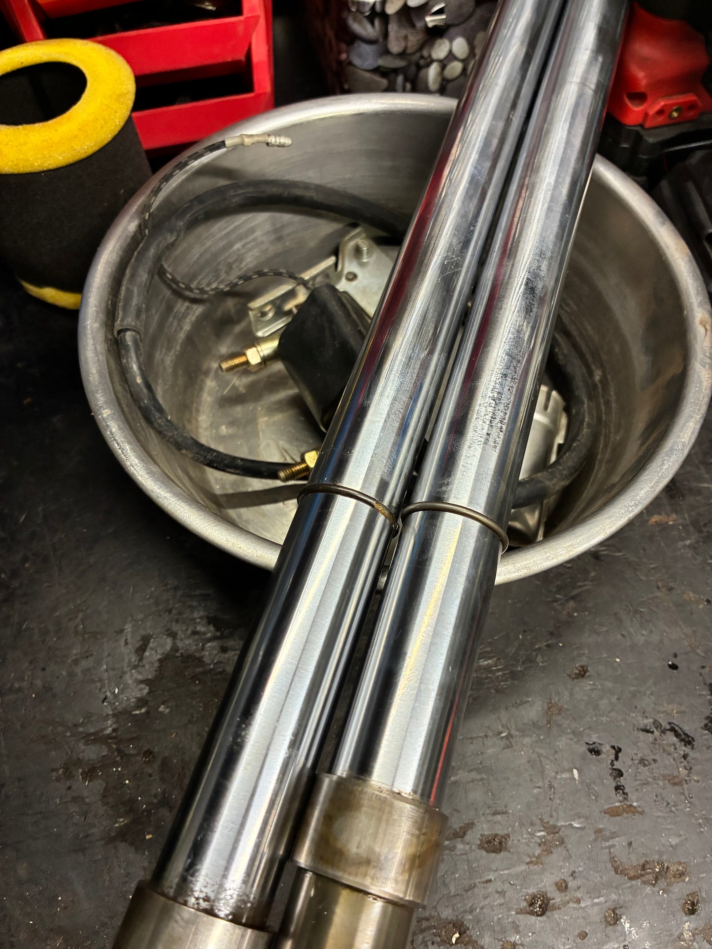 Tubes de fourche - Occasion Chappy Yamaha 📦🇫🇷