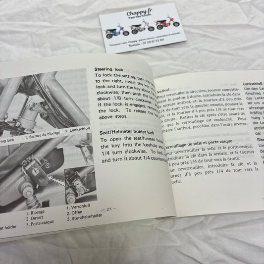 Manuel du propriétaire - Chappy Yamaha