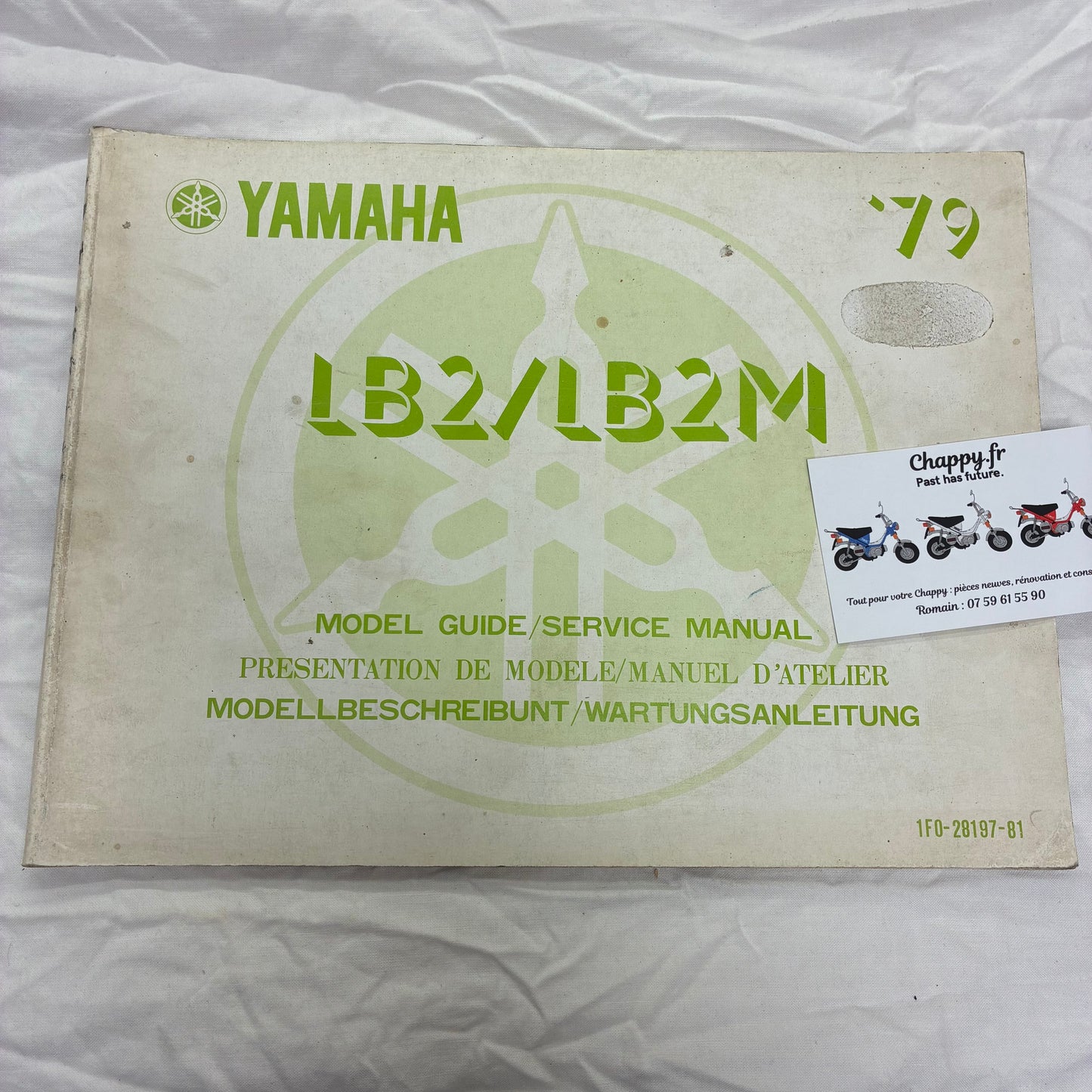 Présentation de modèle - Chappy Yamaha