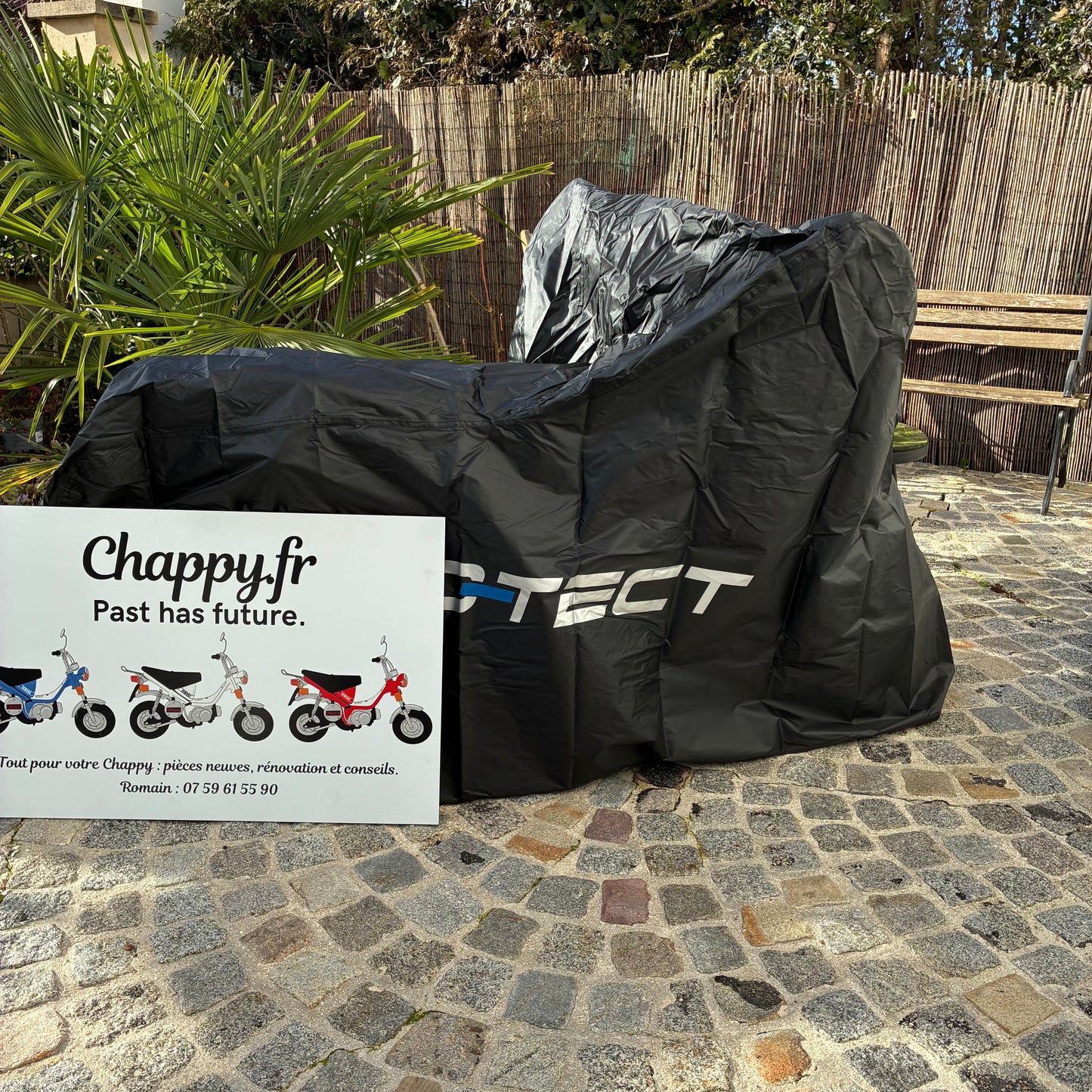 Bâche protection sur mesure - Chappy Yamaha