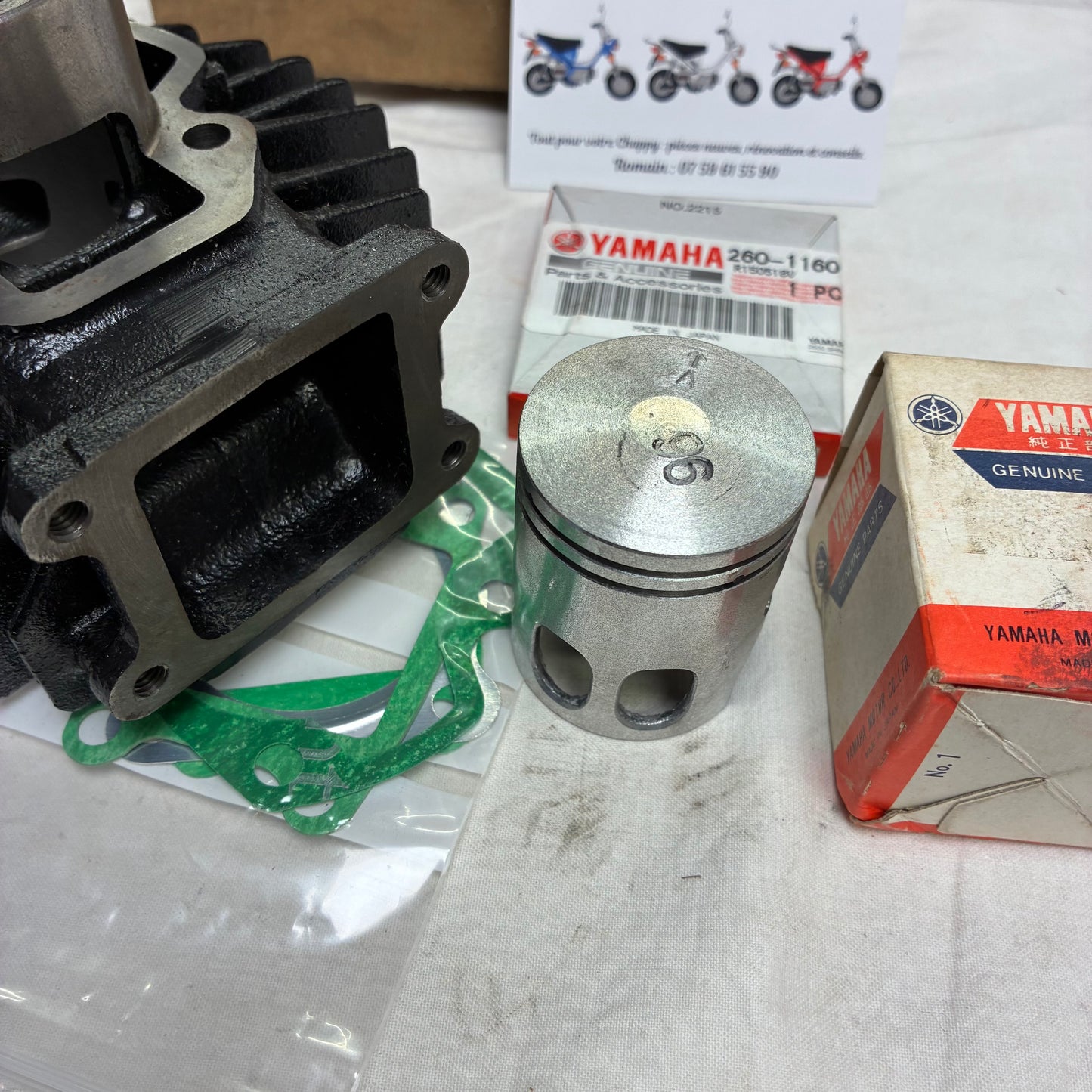 Kit cylindre origine 49cc - Chappy Yamaha